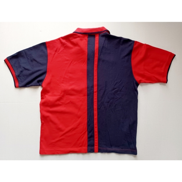 Fila Classic Stripe Colorblock Logo Mesh Polo Top - Picture 4 of 16